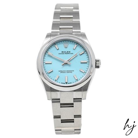 31mm tiffany blue rolex|Rolex tiffany dial blue.